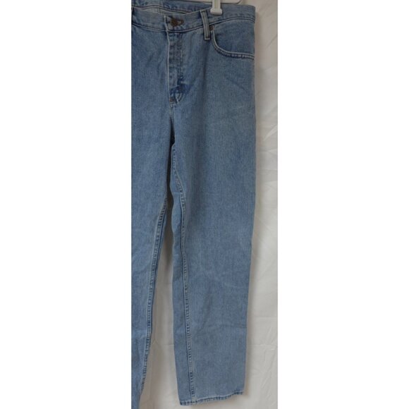 Riders By Lee Womens 14Long 34x34 Midrise Straight Leg Medium Wash Denim Jeans - Picture 4 of 15